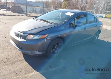 2012 Honda Civic Lx from USA, damaged, VIN 19XFB2F54CE346499